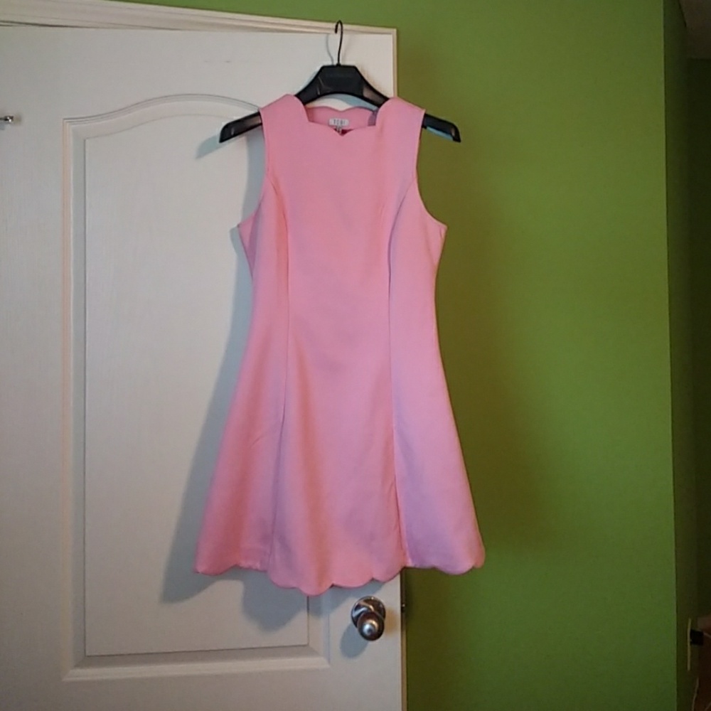 Pink mini dress